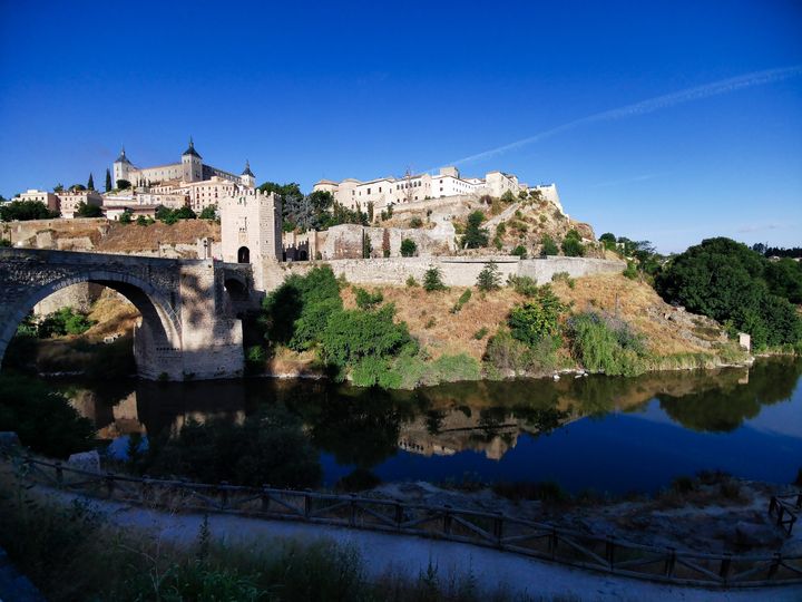 วิวของเมือง Toledo จากเขตนอกเมืองเก่า